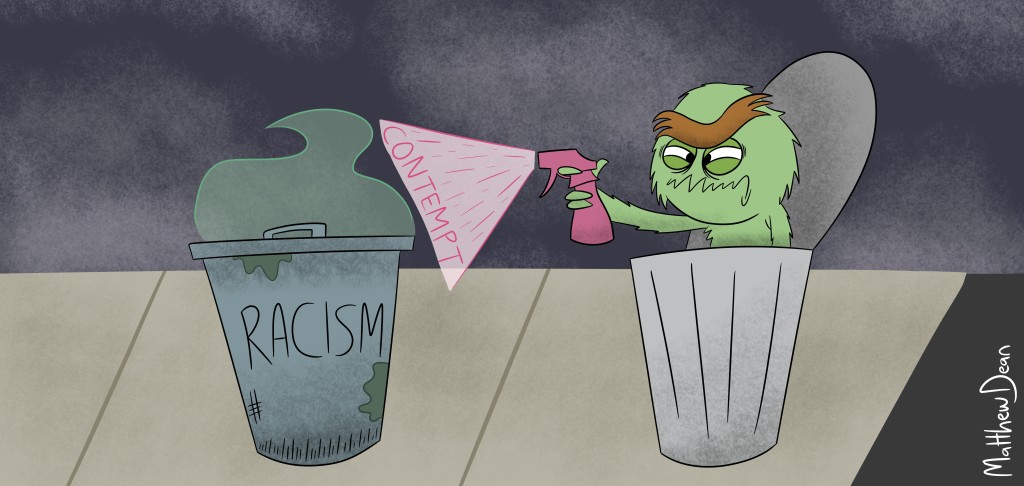 Racism "Trash Can"